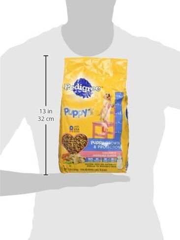 Pedigree Puppy Growth & Protection Dry Dog Food Chicken & Vegetable Flavor, 14 lb. Bag in Saudi Arabia