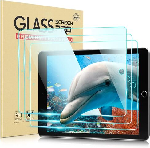 واقي شاشة VIKESI iPad 6th / 5th & Air 2nd / 1st من الجيل، واقي شاشة من الزجاج المقوى 9.7 بوصة لجهاز iPad 6th / 5th & Air 2nd / 1st Gen 9.7 بوصة - عبوتان in Saudi Arabia