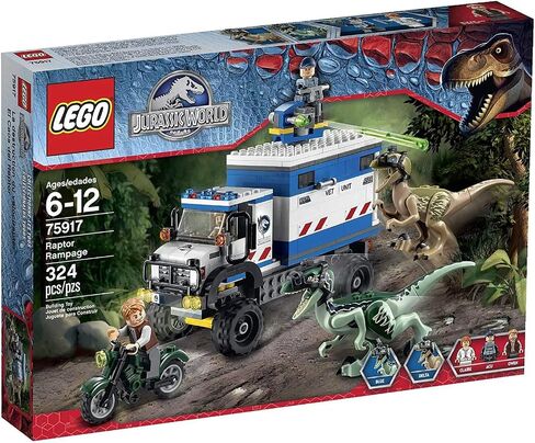 LEGO Jurassic World Raptor Rampage 75917 Building Kit in Saudi Arabia