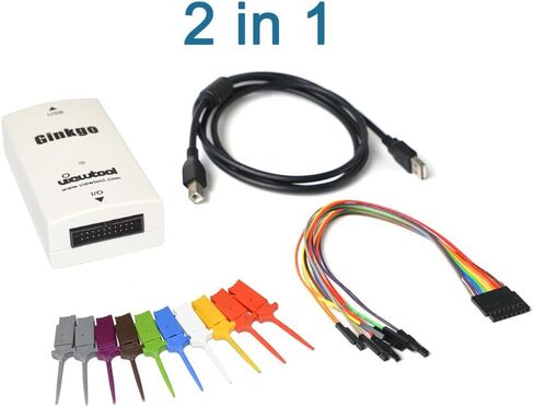 محول Ginkgo USB إلى I2C/IIC/SPI يدعم Windows/Linux/MAC/Android/Raspberry Pi متوافق مع UART/ADC/DAC/GPIO in Saudi Arabia