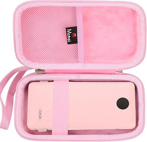 Mchoi Hard Case Suitable for VRURC Portable Charger 20000mAh, Waterproof Shockproof Power Bank Carrying Protective Case, Case Only Pink in Saudi Arabia