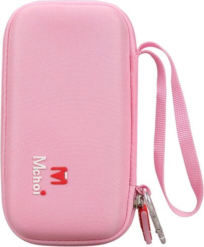 Mchoi Hard Case Suitable for VRURC Portable Charger 20000mAh, Waterproof Shockproof Power Bank Carrying Protective Case, Case Only Pink in Saudi Arabia