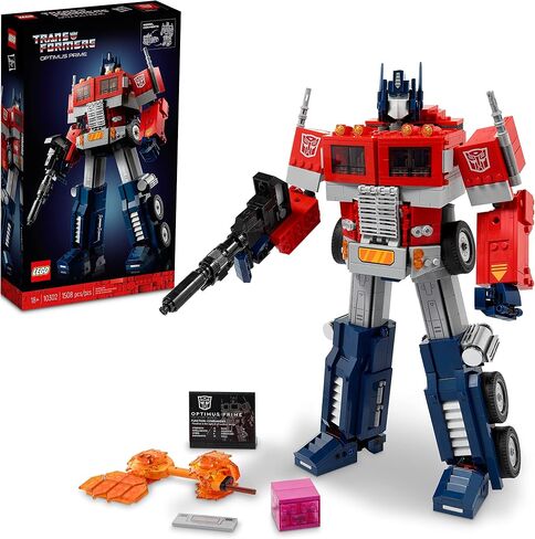 LEGO Optimus Prime 10302 Building Set for Adults; Build a Collectible Model of a Transformers Legend (1,508 Pieces) in Saudi Arabia