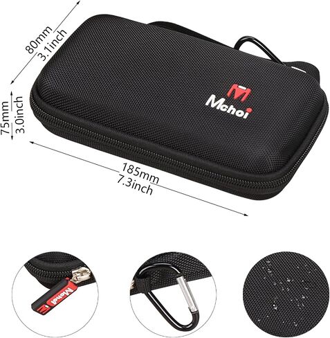 Mchoi Hard Case Suitable for VRURC Portable Charger 20000mAh, Waterproof Shockproof Power Bank Carrying Protective Case, Case Only Pink in Saudi Arabia
