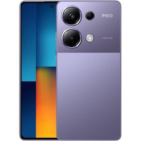 Xiaomi Poco M6 Pro 4G LTE GSM (512GB + 12GB) 64MP Triple Camera 6.67" Octa Core (Tmobile Mint Tello Global) Unlocked + (Bundle Fast Car Charger) (Purple)