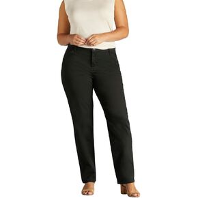 Lee Women's Petite Relaxed Fit Straight Leg Jean
