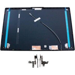 LCD Back Cover & Hinges Navy Blue for Lenovo IdeaPad 5-15IIL05 81YK 5-15ARE05 81YQ 5-15ITL05 82FG 5-15ALC05 82LN 5CB1B42833 5CB0Z31046 5CB0Z31048 AM1K7000130 AM1XX000A30 AM1K7000430
