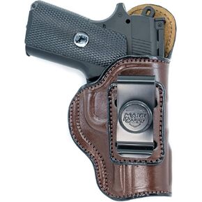 Maxx Carry Inside The Waistband Leather Holster Fits Kimber Ultra Carry II. IWB Holster.