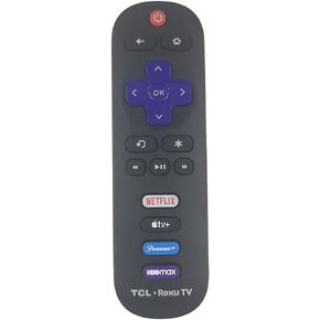 Ceybo Original 21001-000109 Remote Control fit for TCL Roku Smart TV includes Netflix, Paramount, HBOMax