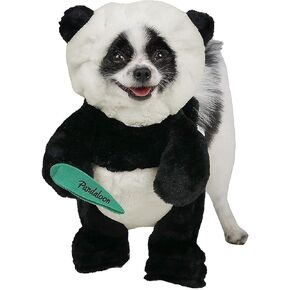 Pandaloon Dog Halloween Costume - As Seen on Shark Tank - Patented - Funny Costume with Arms for Small and Medium Dogs and Cats (Panda, Size 5 Long(26-30 in Height at The TOP of Head))