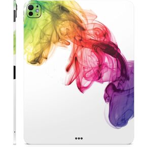 Skin Compatible with Apple iPad Pro 13 (M4) 2024 - Rainbow Smoke - Premium 3M Vinyl Protective Wrap Decal Cover - Easy to Apply | Crafted in The USA by MightySkins