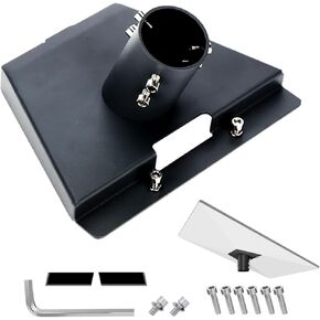 Starlink Gen 3 Pipe Adapter, Starlink Gen 3 Pipe Adapter Mount, Compatible with Starlink Standard Dish, V3 Kickstand Dishy ，Starlink Gen 3 Internet Satellite Kit Adapter,Black