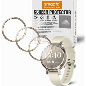 3D Screen Protectors compatible with Garmin Lily 2, Small and Stylish Smartwatch 1 Inches, 3 Piece, Full Coverage, Anti-shatter