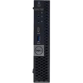 Dell Optiplex 7060 MFF Desktop - 8th Gen Intel Core i5-8500T 2.10GHz (Up to 3.5GHz), 8GB DDR4 2666MHz Memory, 256GB Solid State Drive, Intel UHD Graphics 630, Windows 10 Pro (64-bit)