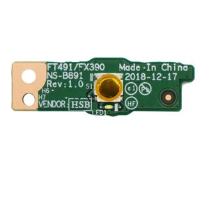 Power Switch ON-FF Button Board Replacement for Lenovo ThinkPad X395 T490s X390 T495s T14s X13 CN: 01YN264 NS-B891