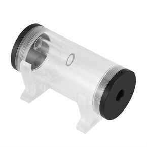 PC,Computer Liquid Water Cooling Radiator Acrylic Cylinder Water Reservoir,Full Open Design Noise Reduction Water Cooling