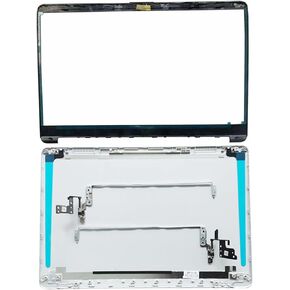 LCD Back Cover,Hinge, Front Bezel for HP 15-dw0054wm 15-dw1001wm 15-dw1024wm 15-dw1033dx 15-dw1053dx 15-dw1056cl 15t-dw000 15z-gw000 15-gw0010wm 15-gw0035dx L52012-001 L52009-001 L52014-001