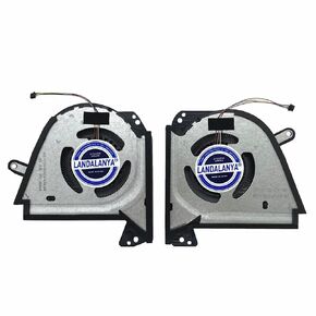Replacement New Laptop CPU and GPU Cooling Fan for ASUS ROG Zephyrus G15 GA503R GA503RM GA503RS GA503RW GA503RX （2022version） Series DFSCK221151812 FPPQ DFSCK221051824 FPPP DC12V 1A Fan