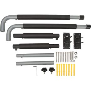 Aramox Car Roof Box Wall Mount Rack, 42cm-58cm Foldable Telescopic Roof Box Side Wall Mount 50KG Load Bearing Kayak Storage Hooks Hanger for Canoes Surfboard