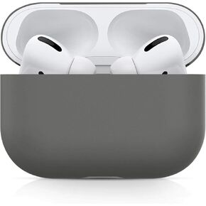 2024 Upgradation Silicon Cover Skin Compatible with Airpods Pro Ultra-Thin Soft Case Protection No Keychain (Purple)