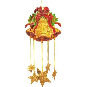 Generic DIY Dotted Diamond Art Painting Wind Chime Kit, Three-Dimensional Sun Catchers Diamonds Dot Paintings Hanging Ornaments, for Spring Garden (Double-Sided Point Drilling) (#05-1PC Butterfly)