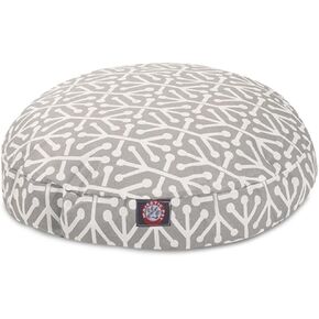سرير كلب أروبا كبير مستدير للاستخدام الداخلي والخارجي مع غطاء قابل للإزالة والغسل من Majestic Pet Products in Kuwait