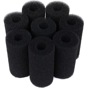 8 Pack Pre-Filter Sponge Aquarium Pre Filter Foam Rolls 0.4" Intake Replacement Sponges for Fish Tank Filter Accessories (1.5''Dx2.4''Hx0.4''Intake)