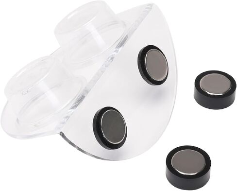 Gecko Feeder Ledge with 6 Pack Plastic Bowls Strong Magnetic Reptile Food Feeder Water Dish in Kuwait