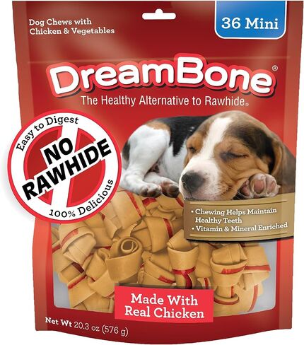 DreamBone Mini Chew, Treat Your Dog To a Chew Made with Real Meat and Vegetables in Saudi Arabia