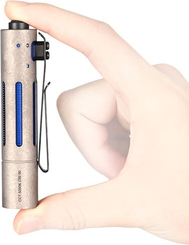 ACEBEAM Rider RX 700 High Lumens LED Flashlight Rechargeable, Pocket EDC AA Flashlight with Clip, Super Bright Small Mini Flash Light, 519A-V1 LED 90+ High CRI Flashlight for Camping, Emergency, Home in Saudi Arabia