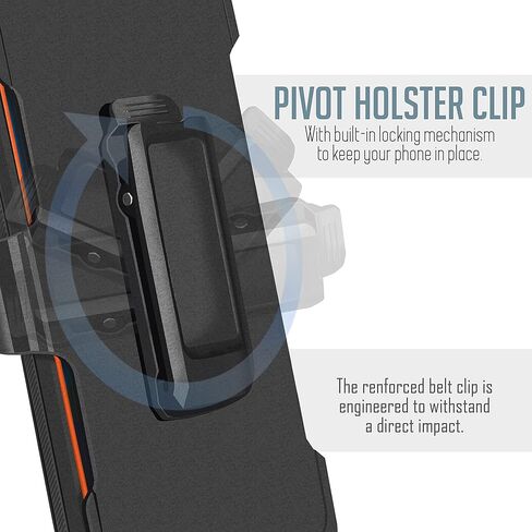 for Google Pixel 8 Pro Case, Rugged & and Durable, with Port Protection, Includes Holster Clip Kickstand with Built-in Screen Protector (Deer) in Kuwait