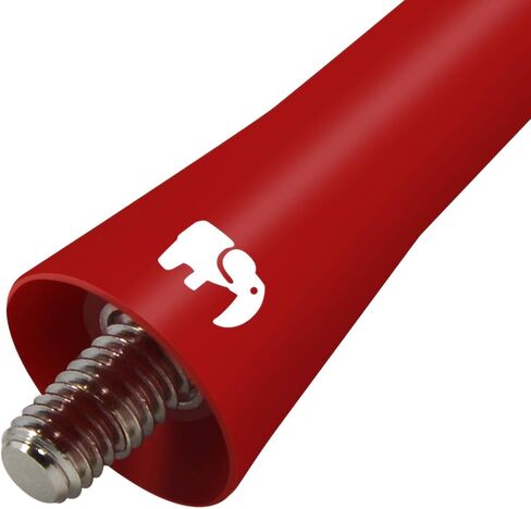 ONE250 2.5" Short Rubber Copper Core Antenna, Compatible with Kia - Soul (2008-2019), Rio (2001-2024), Rondo (2007-2024), Mohave Borrego, Forte - Designed for Optimized FM/AM Reception (Red) in Kuwait