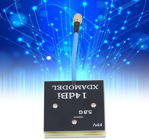 Directional Patch Antenna, 2-5Km 5.8G 14dBi Panel Antennas RPSMA Male Contact Low Standing Wave Ratio for Aerial Photography in Saudi Arabia