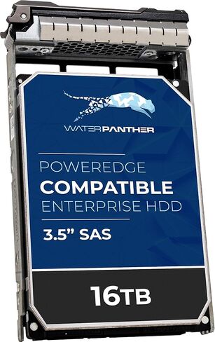 WP 16TB 7200 RPM SAS 12Gb/s 3.5-Inch Enterprise Hard Disk Drive in 12G 13G Tray Compatible with Dell PowerEdge Servers R730XD R730 T340 T330 T640 T630 T440 (Renewed) in Saudi Arabia