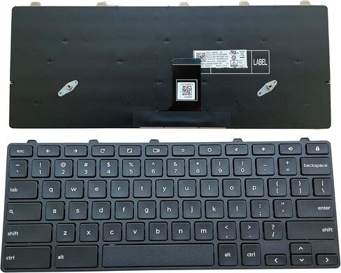 لوحة مفاتيح جديدة لأجهزة Dell Chromebook 11 3100 5190 3110 3120 مع مفتاح القفل US TPN-136US001909 AE09U018 NSK-EJ1SW in Saudi Arabia