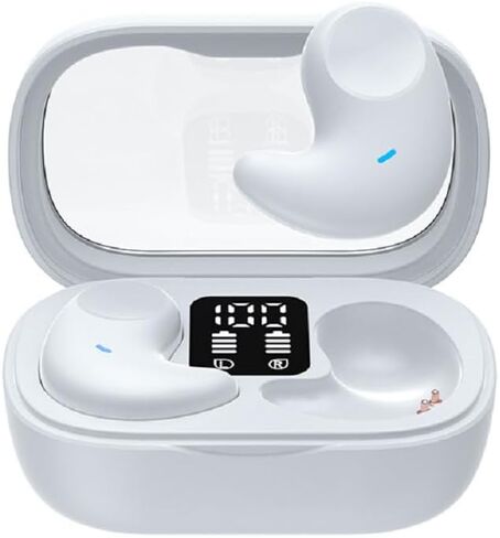 سماعات أذن لاسلكية، وسادات أذن للنوم غير مرئية، سماعات رأس مخفية للنوم الجانبي، لأجهزة Android Samsung Mini Sleepbuds المريحة لحجب الضوضاء، سماعات بلوتوث 5.4 للعمل والقيادة والجري in Kuwait