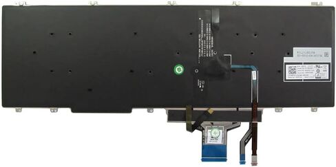 Abakoo New Keyboard Compatible with DELL Precision 7530 7730 E7530 M7530 7540 7740 0DK60 266YW 0266YW 06P79 with Backlit Pointer US in Saudi Arabia