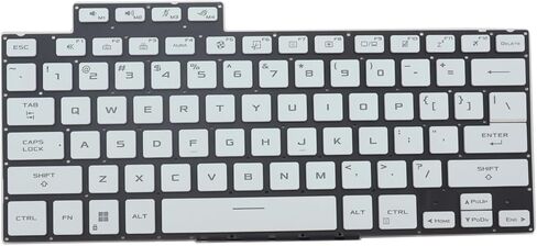 New Replacement Keyboard for Asus ROG Zephyrus G14 GA402 GA402R Backlit US White in Kuwait