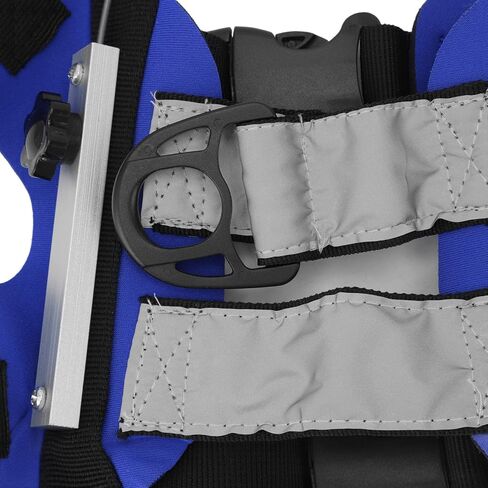Blind Dog Harness Guiding Device, Blind Dog Halo Pet Harness Anti Collision Ring, Lightweight Blind Halo Harness with Reflective Effect for Blind Dogs Cats (Blue) in Saudi Arabia