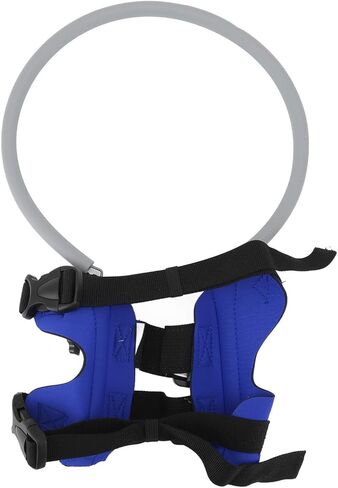 Blind Dog Harness Guiding Device, Blind Dog Halo Pet Harness Anti Collision Ring, Lightweight Blind Halo Harness with Reflective Effect for Blind Dogs Cats (Blue) in Saudi Arabia