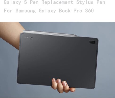 Galaxy Book 2 Pro 360 Pen for Samsung Galaxy Book Pro 360 S Pen,Galaxy Book 2 360 Stylus,Galaxy Book 2 Pro 360 Stylus Pen WithoutBluetooth+Tips/Nibs (Mystic Black) in Saudi Arabia