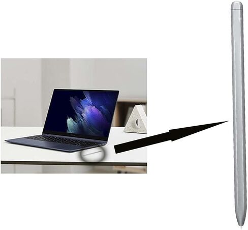 Galaxy Book 2 Pro 360 Pen for Samsung Galaxy Book Pro 360 S Pen,Galaxy Book 2 360 Stylus,Galaxy Book 2 Pro 360 Stylus Pen WithoutBluetooth+Tips/Nibs (Mystic Black) in Saudi Arabia