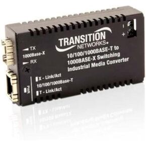 TRANSITION NETWORKS M/GE-ISW-LC-01 10/100/1000BASETX TO MM LC