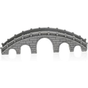MERRYHAPY Miniature Stone Bridge Aquarium Decorations Flower Decor Aquarium Arch Bridge Fish Tank Landscape Decoration Japanese Zen Garden Kit Terrarium Figurine Powder Mini Garden Bridge
