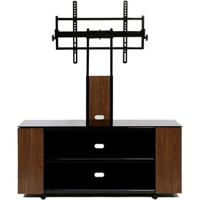 TV Stand with Mount Wheel CD/DVD Cabinet for Up to 90 Inch TV TD987MAB