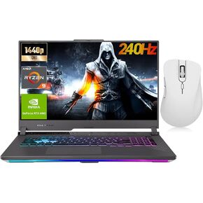 ASUS ROG Srtix 17.3 QHD 240Hz Ryzen 9 RTX 4060 Gaming Laptop, 17.3 QHD (2560*1440) 240Hz, AMD Ryzen 9 7845HX, NVIDIA GeForce RTX 4060, 64GB RAM, 4TB SSD, With Thunderobot ML101 wireless mouse Bundle