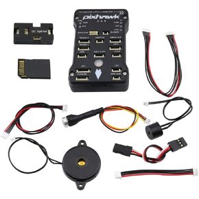 Pixhawk PX4 PIX 2.4.8 Flight Controller 32 Bit Flight Control Board I2C Splitter Expand Module Buzzer Safety Switch 4GB SD Card for FPV Quadcopter Multirotor Drone
