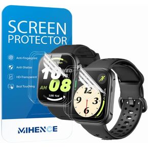 Screen Protector for GOPO2 / ALW10 1.85'' Smartwatch, TPU HD Protective Film Compatible for Parsonver GOPO2 / Anyloop ALW10 / VPSTAY 1.85'' Smart Watch (6 PCS)