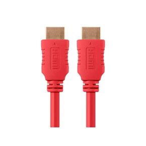 Monoprice 3ft 28AWG High Speed HDMI Cable w/Ferrite Cores - Red