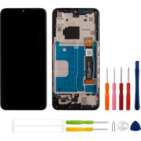 for TCL 30 XE 5G Screen Replacement TCL T767W / TCL 30 XE 5G/ TCL 30 5G Front Outer Lens Screen Glass Replacement Waterproof Adhesive Repair Kit(No Digitizer,No LCD)